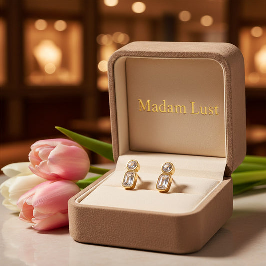The Modern Muse | 18K Gold Aurelia Duo Studs