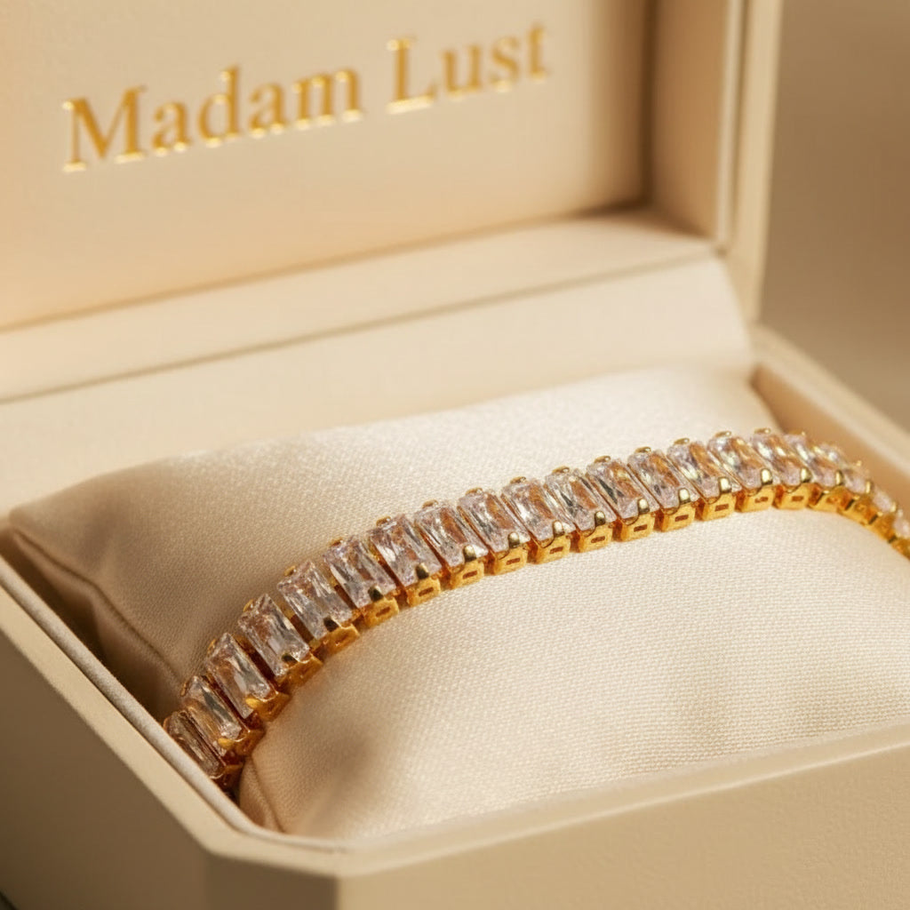 The Aura Chain | 18K Gold Armel Glam CZ Bracelet