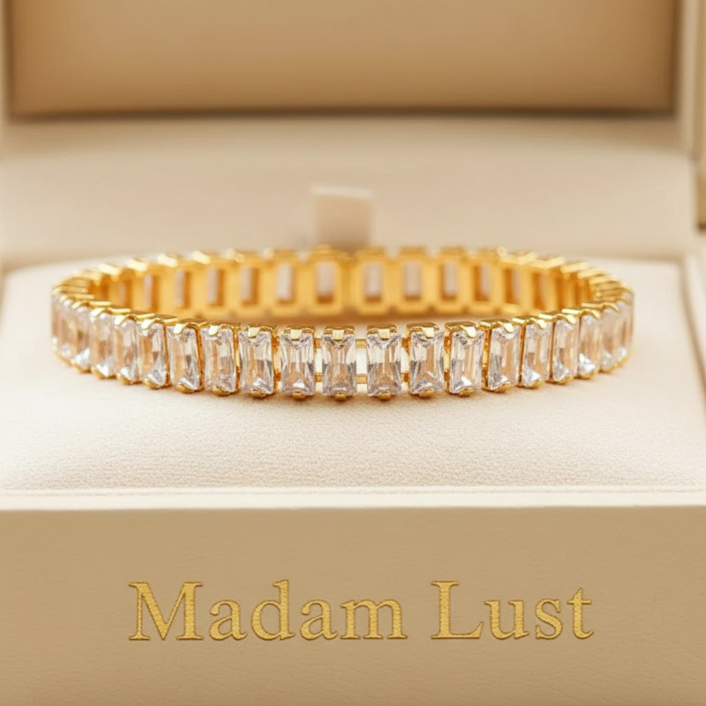 The Aura Chain | 18K Gold Armel Glam CZ Bracelet