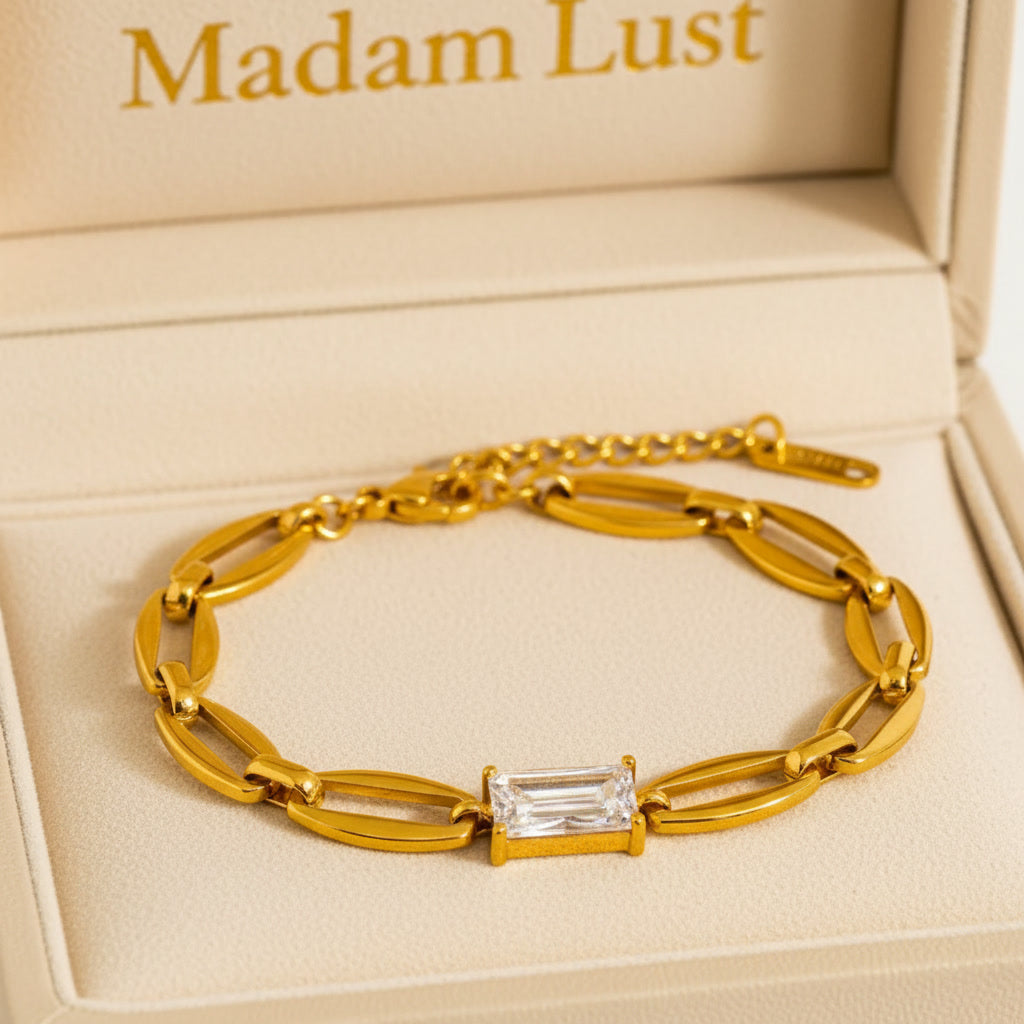 The Aura Chain | 18K Gold Solis Link Bracelet