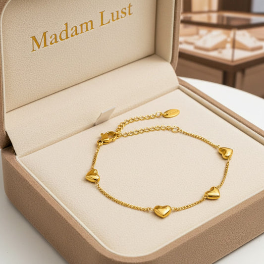 The Aura Chain | 18K Gold Romance Bracelet