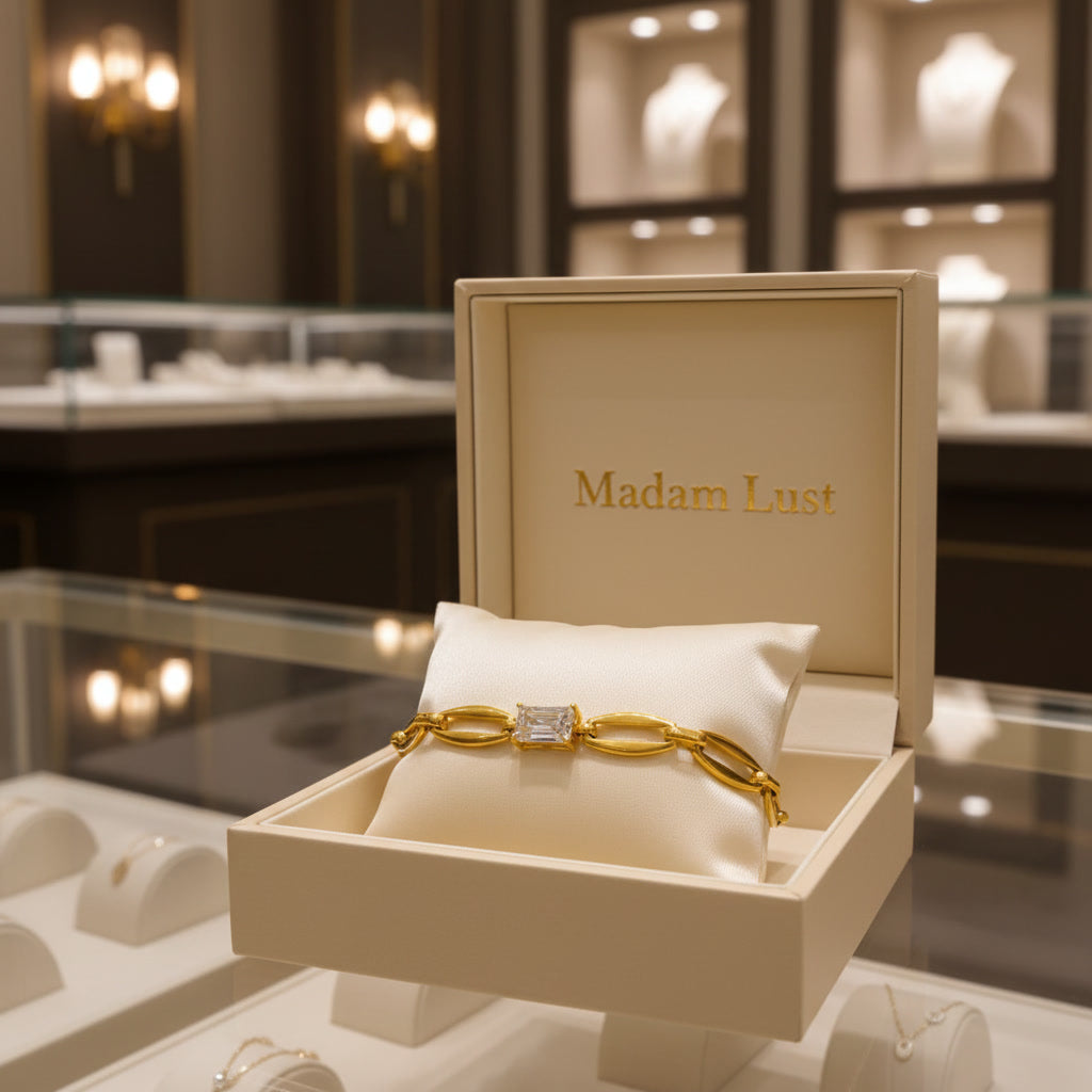 The Aura Chain | 18K Gold Solis Link Bracelet